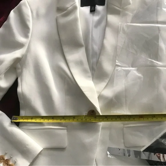 Banana Republic Blazer Elegant White Women's Jacket - Picture 8 of 8